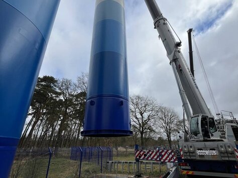 Installation der H2-Speicher